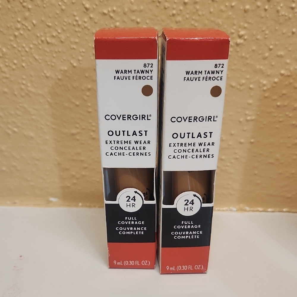 CoverGirl Outlast Extreme Wear Concealer - Warm Tawny Lot(2)
